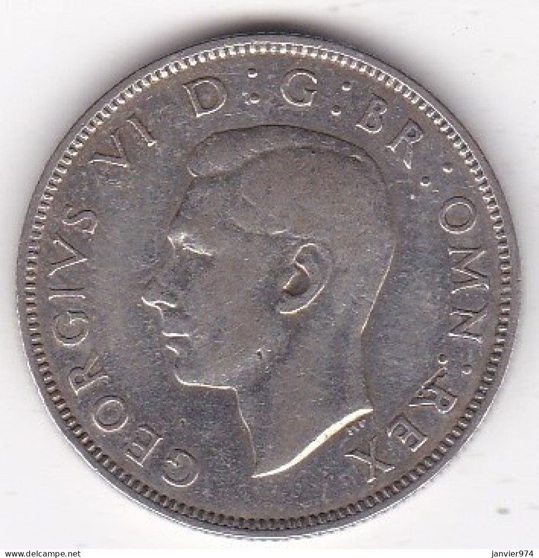 Grande Bretagne. Two Shillings 1939. George VI, En Argent, KM# 855 - J. 1 Florin / 2 Schillings