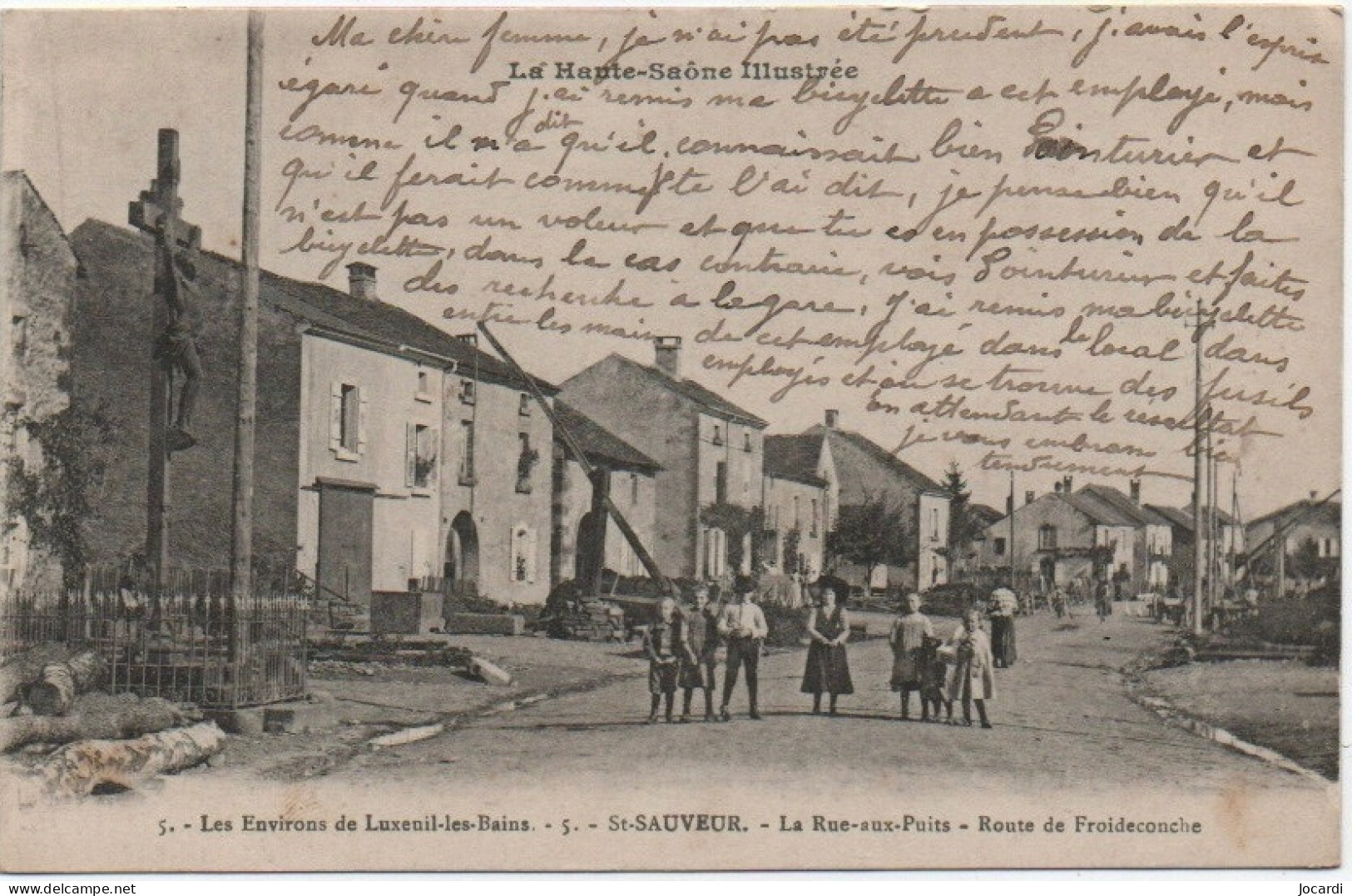 La Rue Aux Puits, Route De Froideconche - Saint-Sauveur