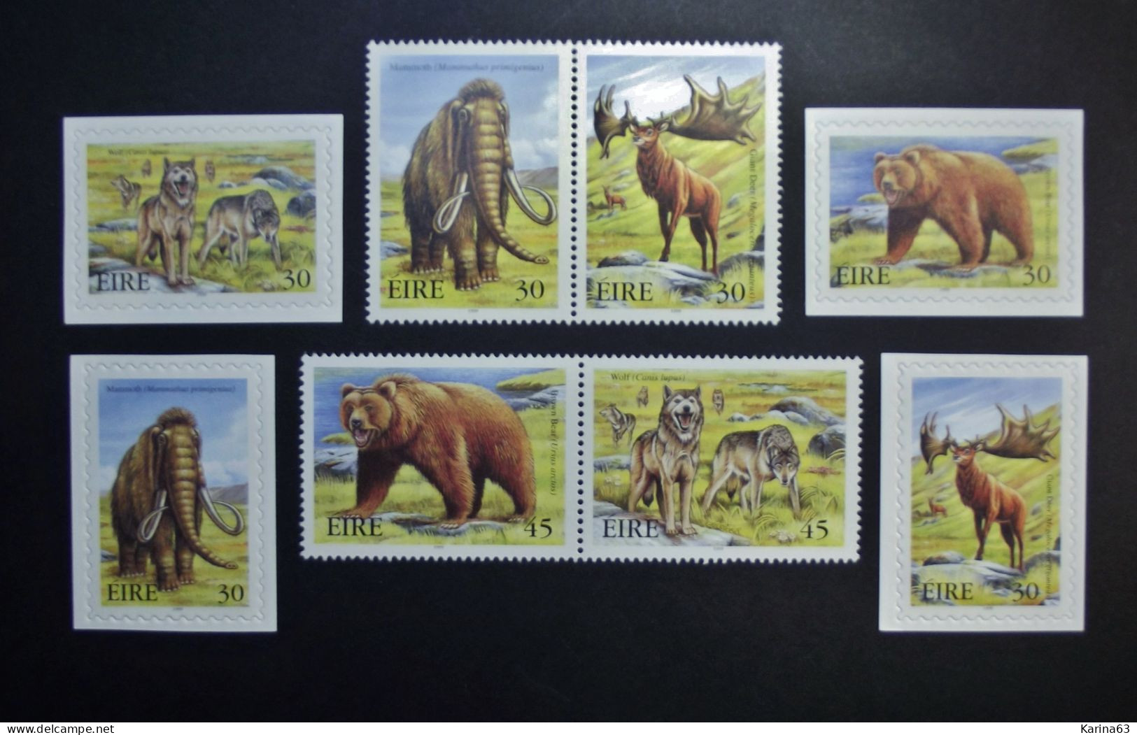 Ireland - Irelande - Eire - 1999 - Y&T N° 1188 / 1195  ( 8 Val.) Fauna Endangered Animals - MNH - Postfris - Neufs