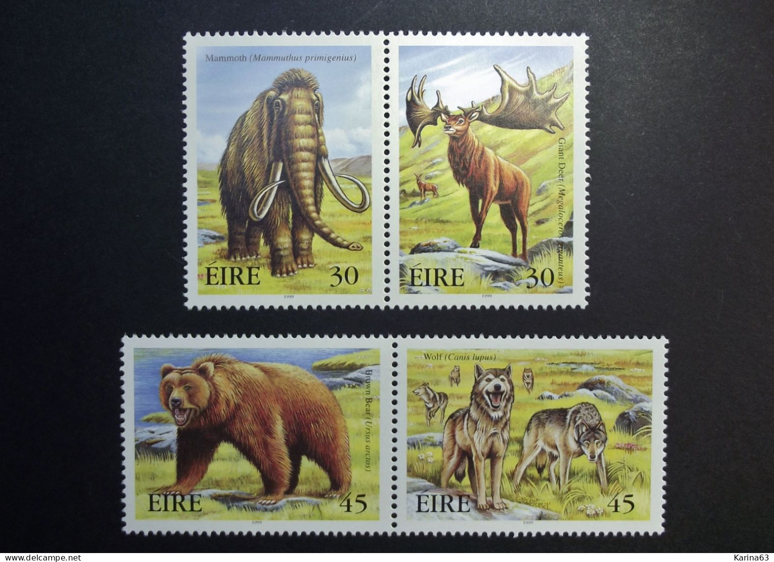 Ireland - Irelande - Eire - 1999 - Y&T N° 1188 / 1195  ( 8 Val.) Fauna Endangered Animals - MNH - Postfris - Neufs