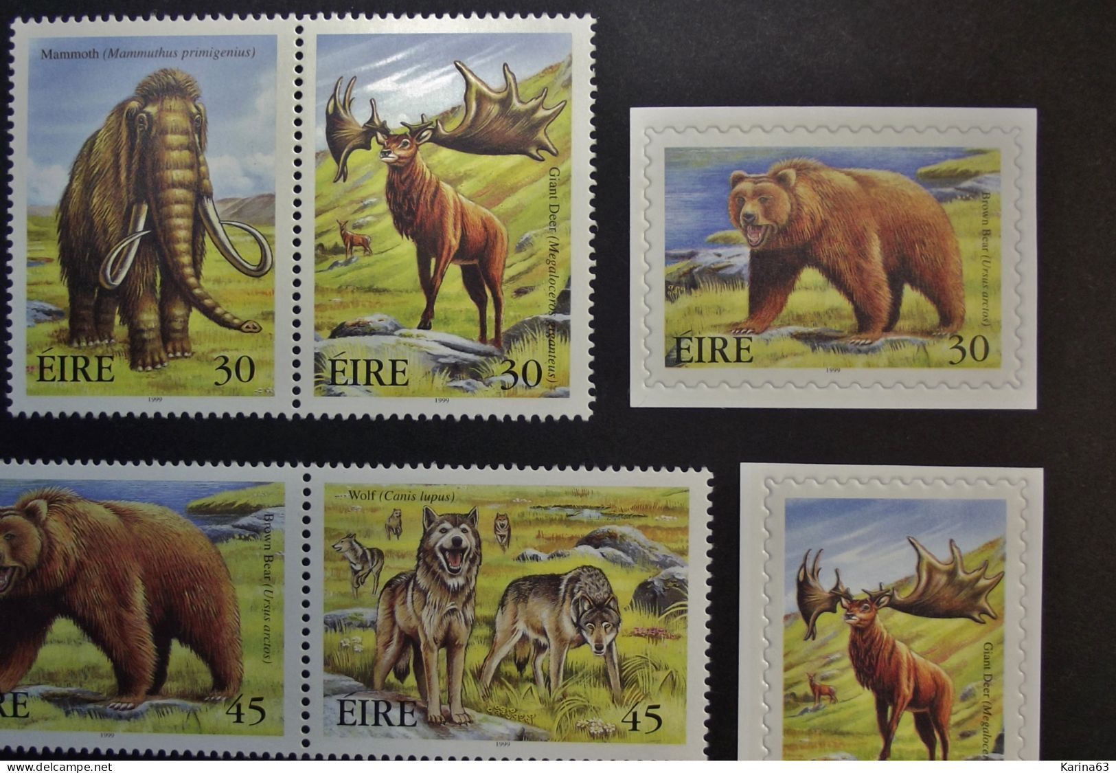 Ireland - Irelande - Eire - 1999 - Y&T N° 1188 / 1195  ( 8 Val.) Fauna Endangered Animals - MNH - Postfris - Neufs