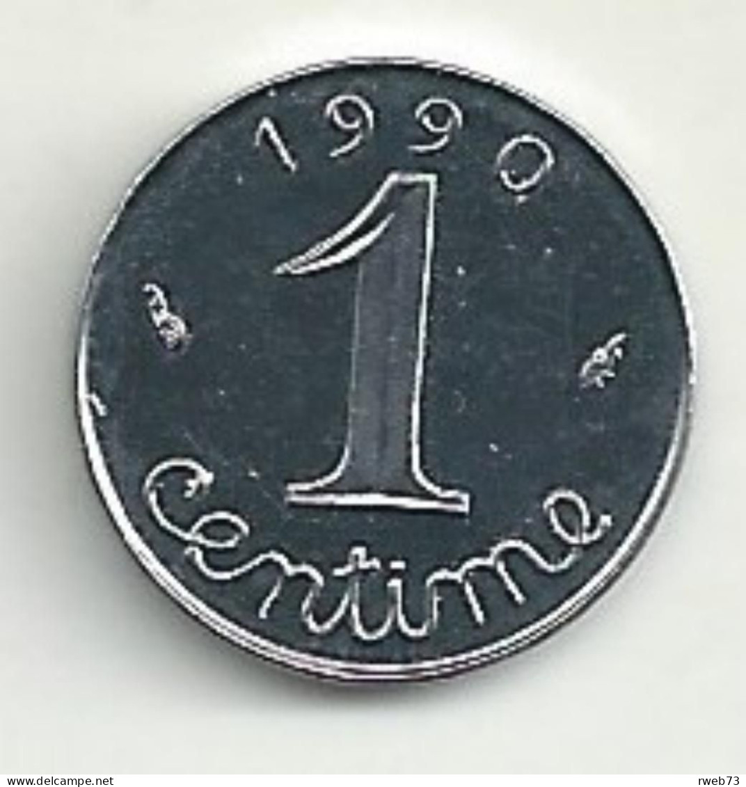 1 Centime - 1990 - Épi - TTB/SUP - 1 Centime