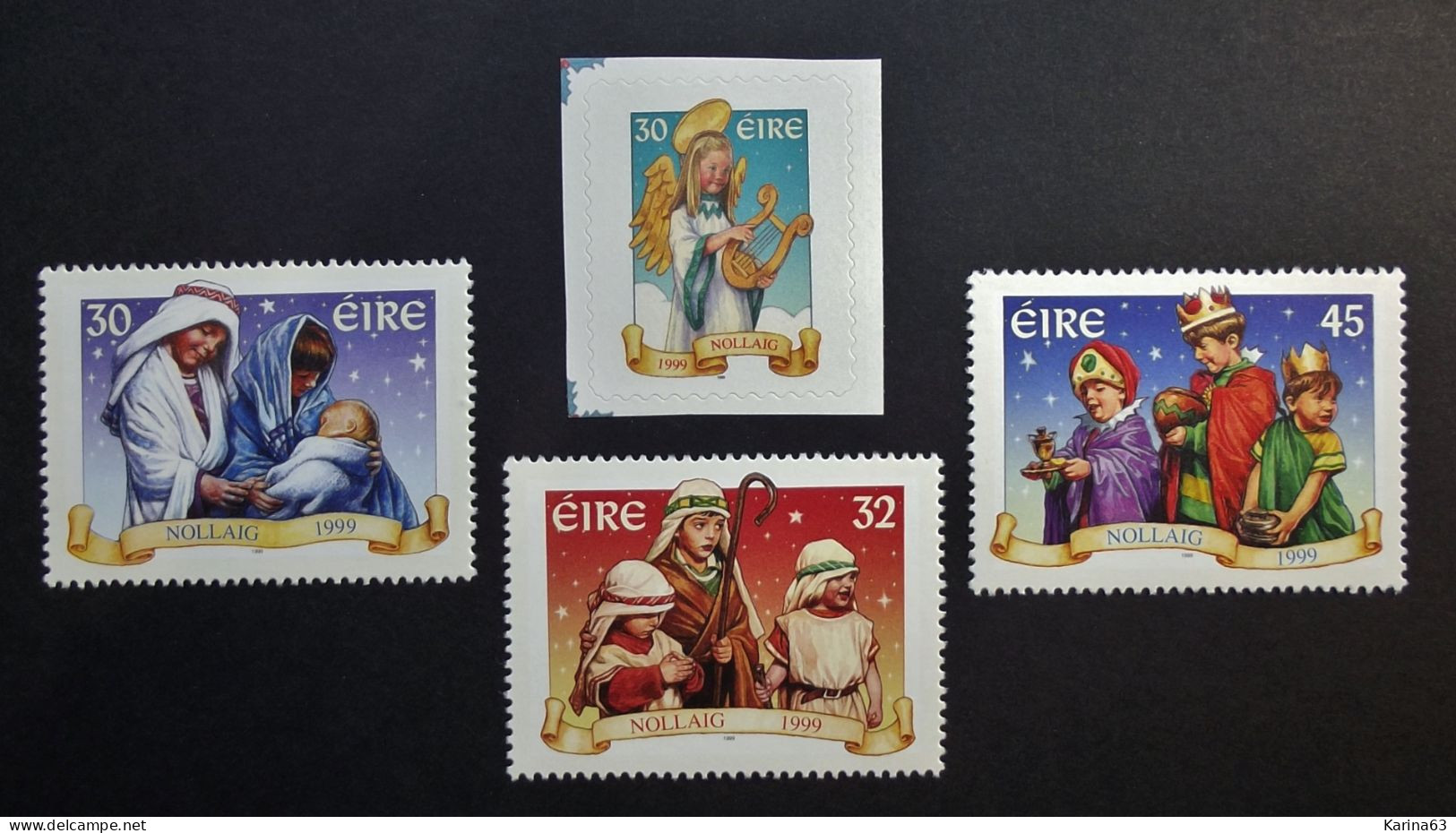 Ireland - Irelande - Eire - 1999 - Y&T N° 1200 / 1203  ( 4 Val.) Christmas - Noel - Kerstmis - MNH - Postfris - Neufs