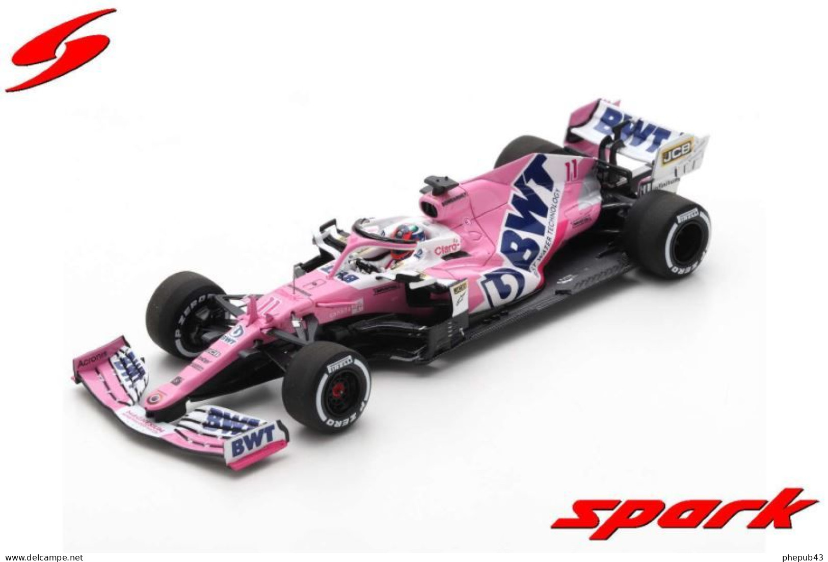 Racing Point RP20 - BWT Racing Point F1 Team - 1st Sakhir GP FI 2020 #11 - Sergio Perez - Spark - Spark