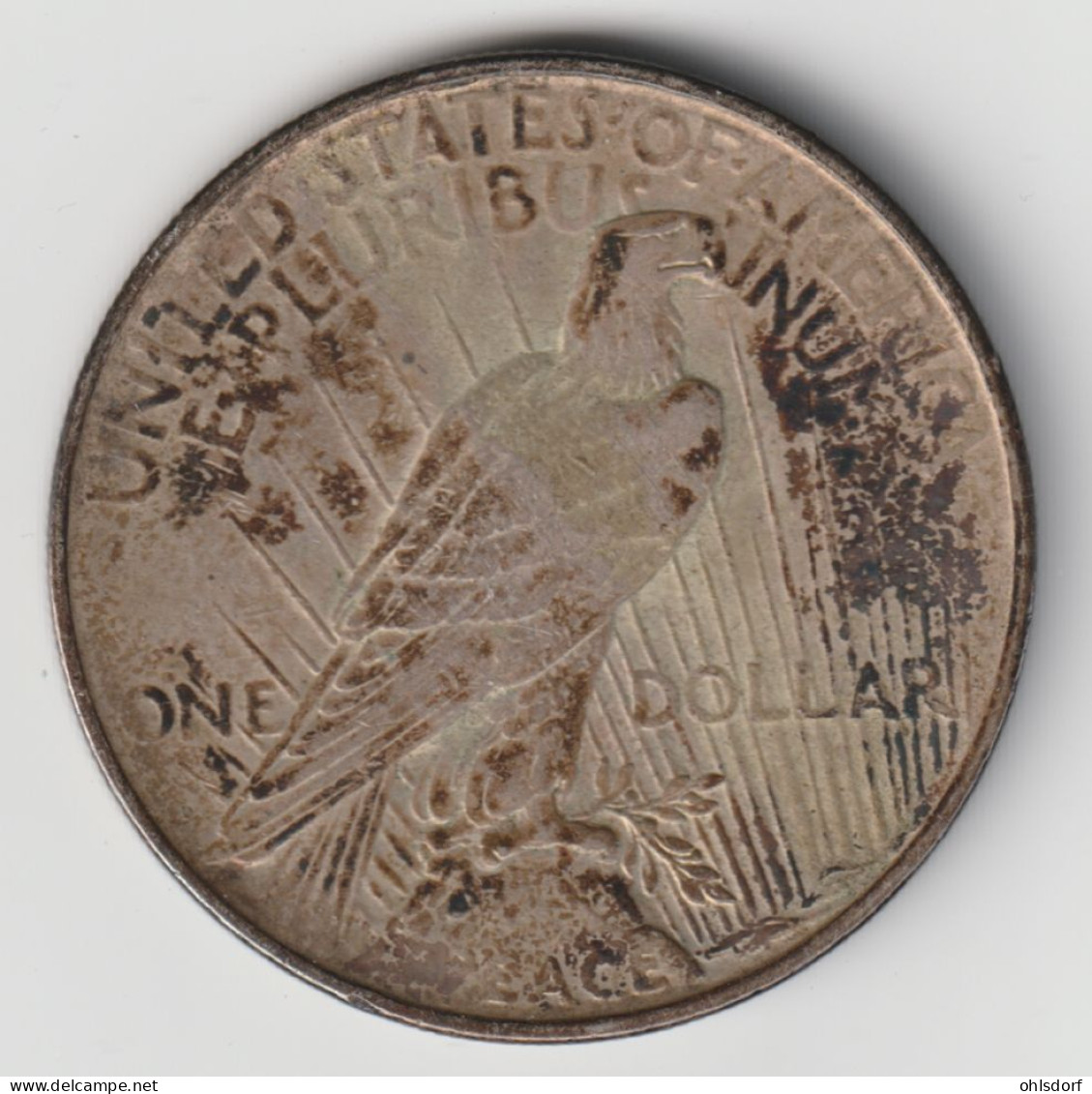 U.S.A. 1927: 1 Dollar, Silver (0.900), KM 150 (e) - 1921-1935: Peace