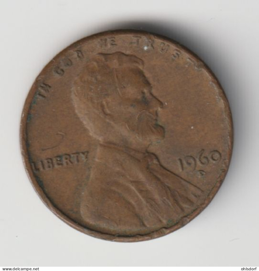 U.S.A. 1960 D: 1 Cent, KM 201 (e) - 1959-…: Lincoln, Memorial Reverse