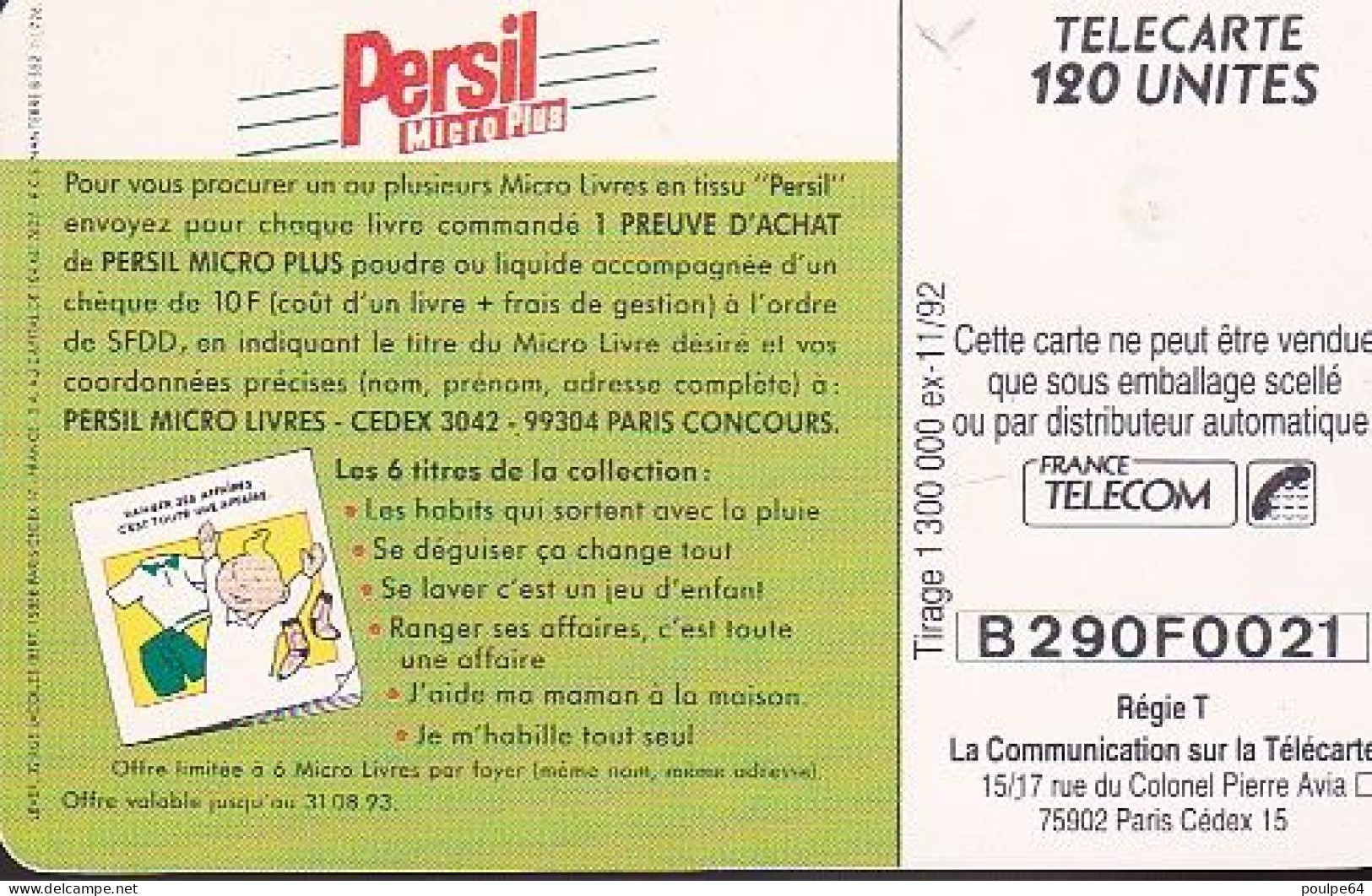 F304 - 11/1992 - PERSIL MICRO PLUS - 120 GEM - 1992