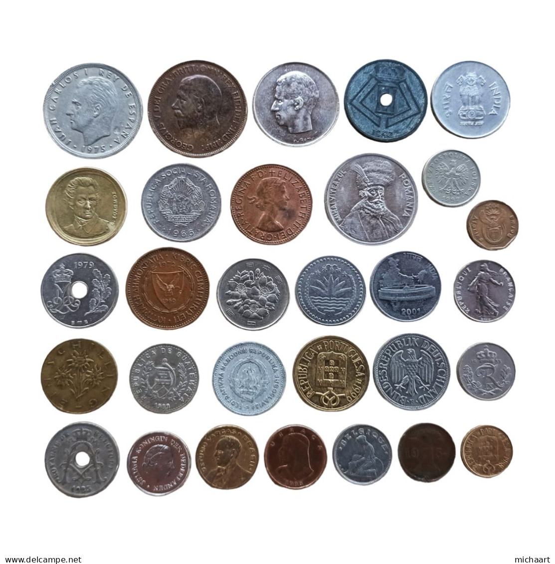 Coins Of The World 30 Coins Lot Mix Foreign Variety & Quality 02894 - Collections & Lots