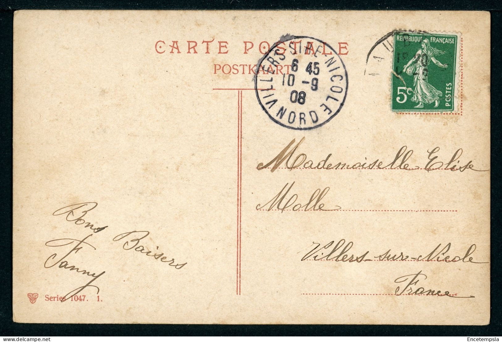 CPA - Carte Postale - Belgique - Timbres Belge (CP23699OK) - Timbres (représentations)