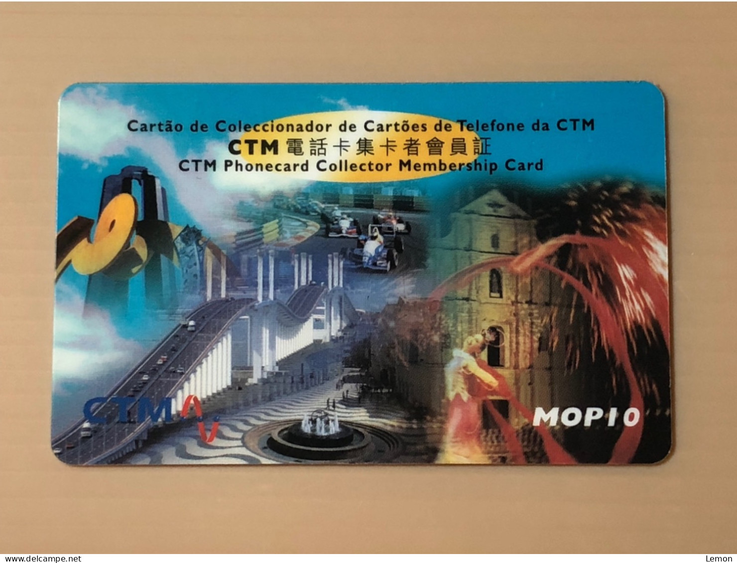 Macau CTM Prepaid Phonecard Collector Membership Card Telecard - Set Of 1 Mint & Expired Card - Macao