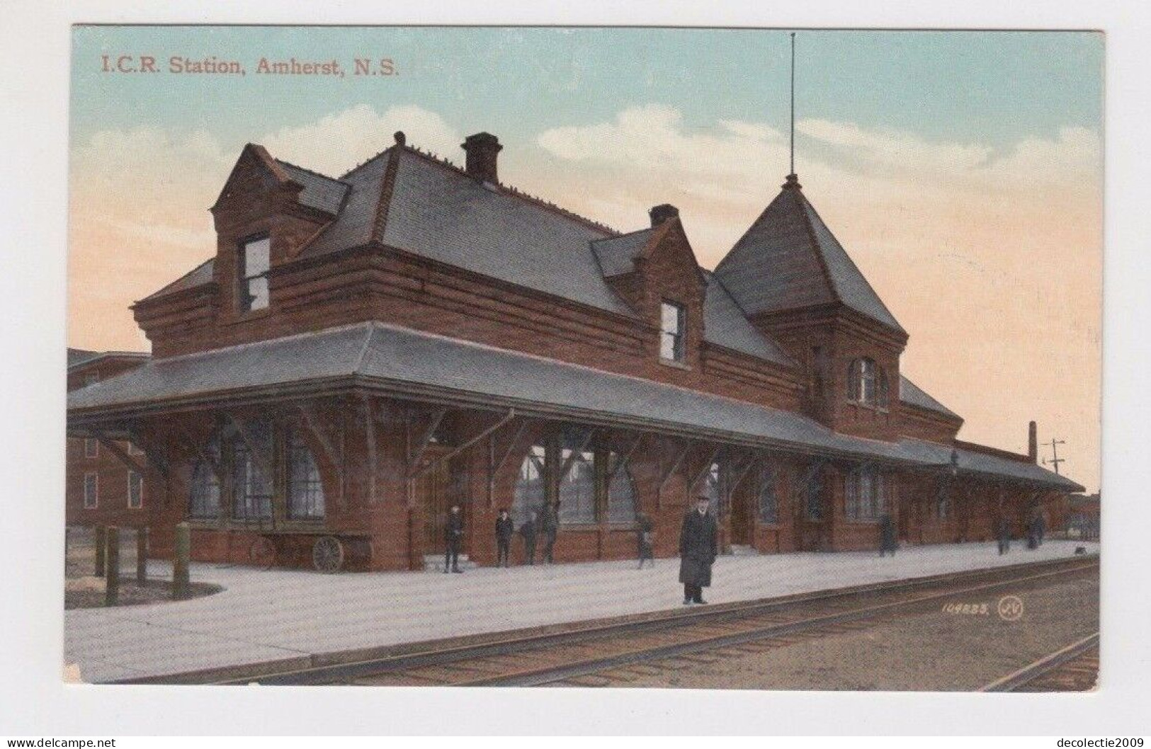 Icr Railway Station Amherst Nova Scotia Canada NS Train - Andere & Zonder Classificatie