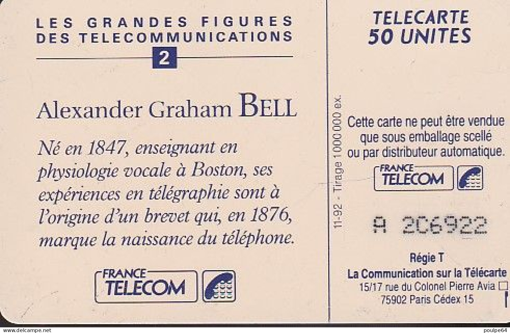 F307A - 11/1992 - BELL - 50 SO4 - 1992