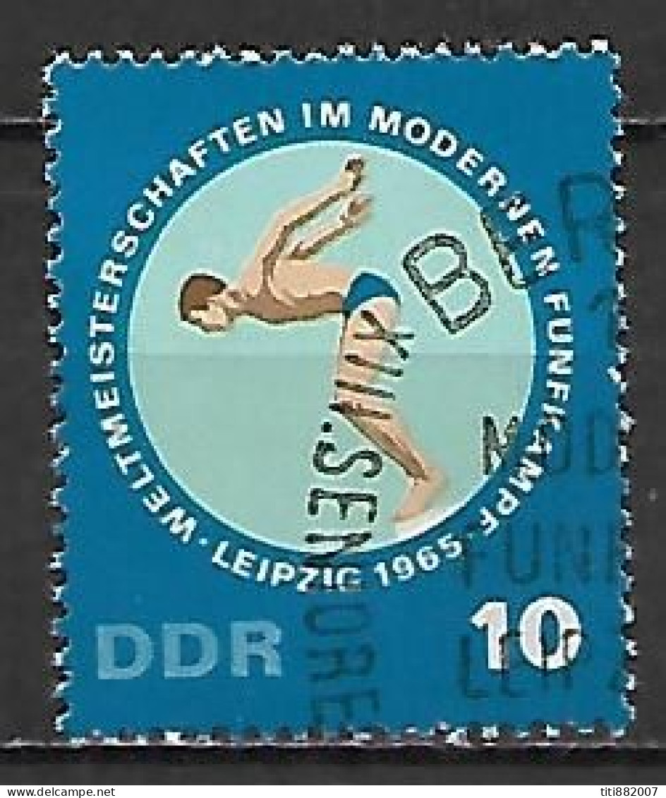 ALLEMAGNE   /  DDR .   -   PLONGEON  /  NATATION   -    Oblitéré - Duiken