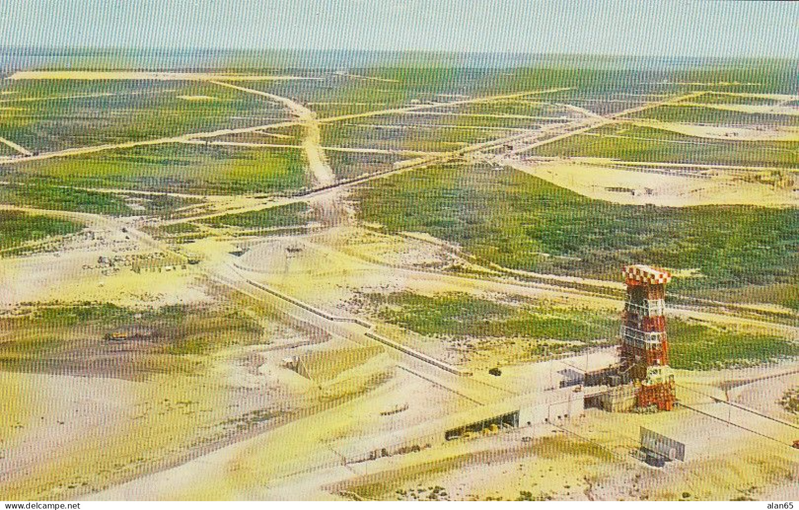 Cape Canaveral FL Rocket Launch Pad And Site, Atlas ICBM, C1960s Vintage Postcard - Espace