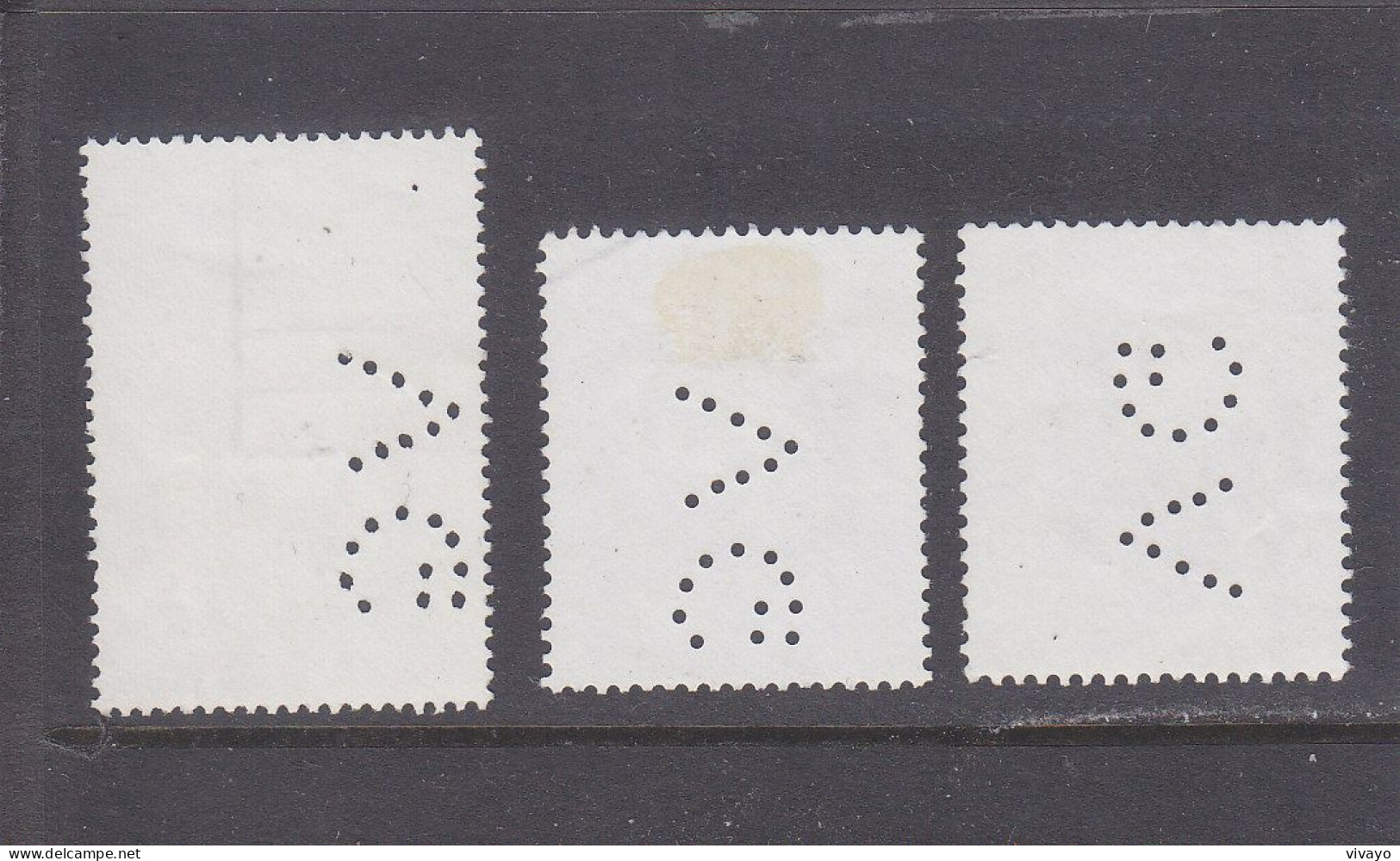 AUSTRALIA - O / FINE CANCELLED - 1979 / 1985 - PERFINS - UNIFORMS , BUTTEFLIES  - PERF.  V. G. - Perforés