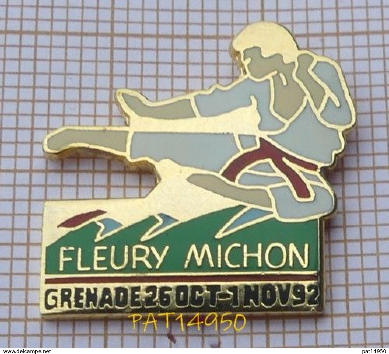 PAT14950 KARATE GRENADE 26 Oct - 1 Nov 92 FLEURY MICHON - Judo