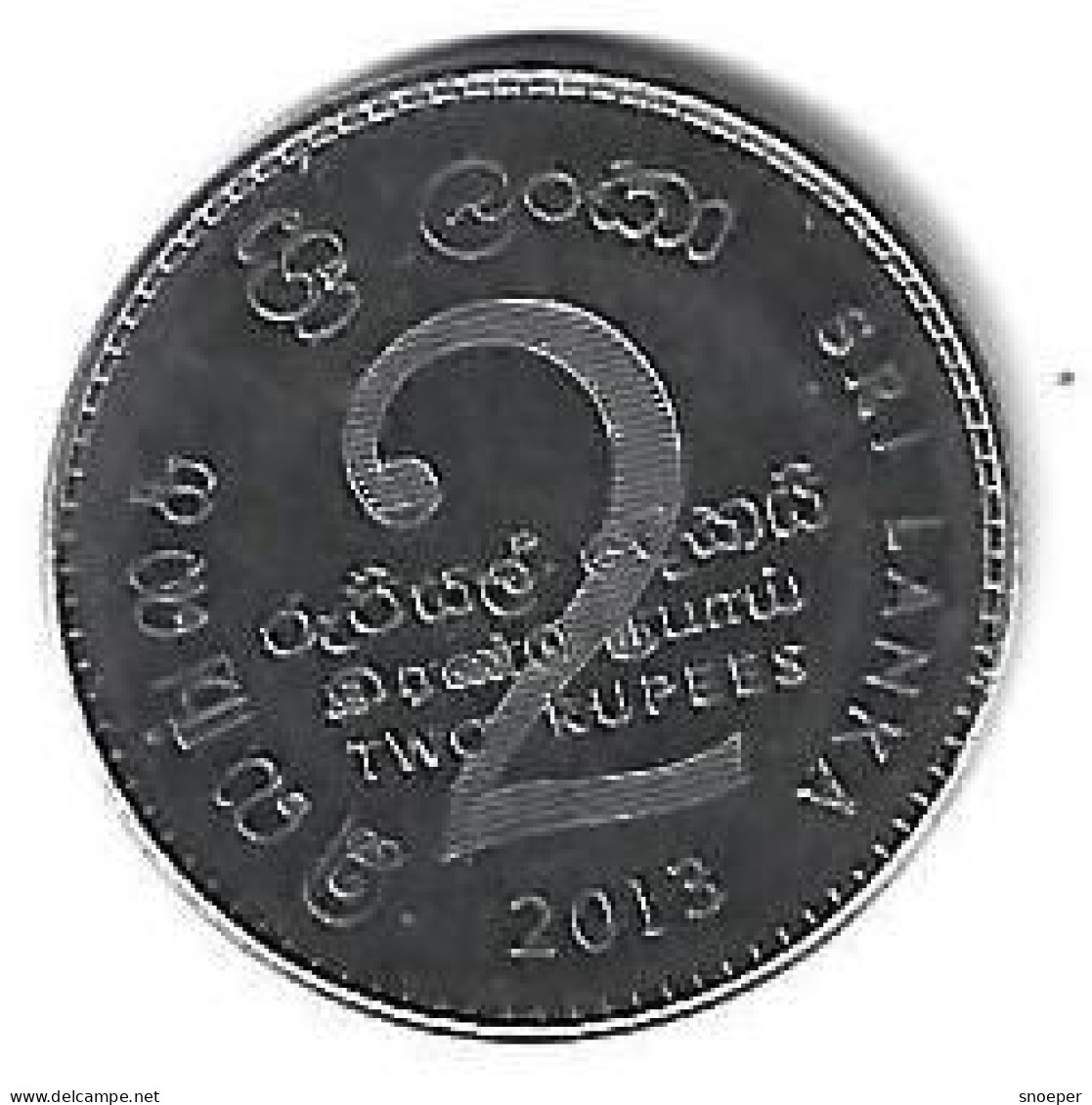 * Sri Lanka  2 Rupees  2013 Km 147a - Sri Lanka
