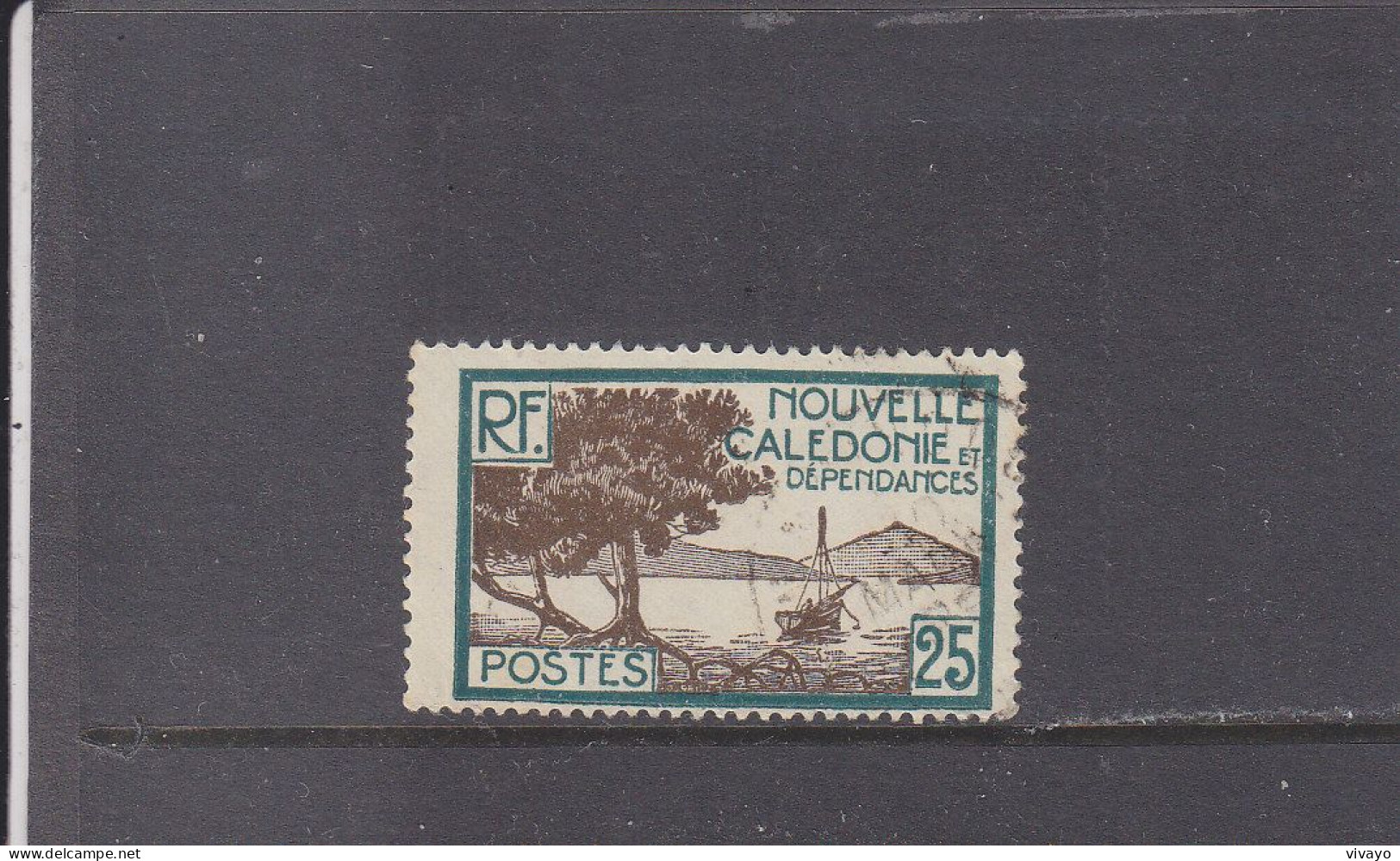 NOUVELLE CALEDONIE - O / FINE CANCELLED - 1928 - POINTE DES PALETUVIERS -  Yv. 146  -  Mi. 143 - Usati