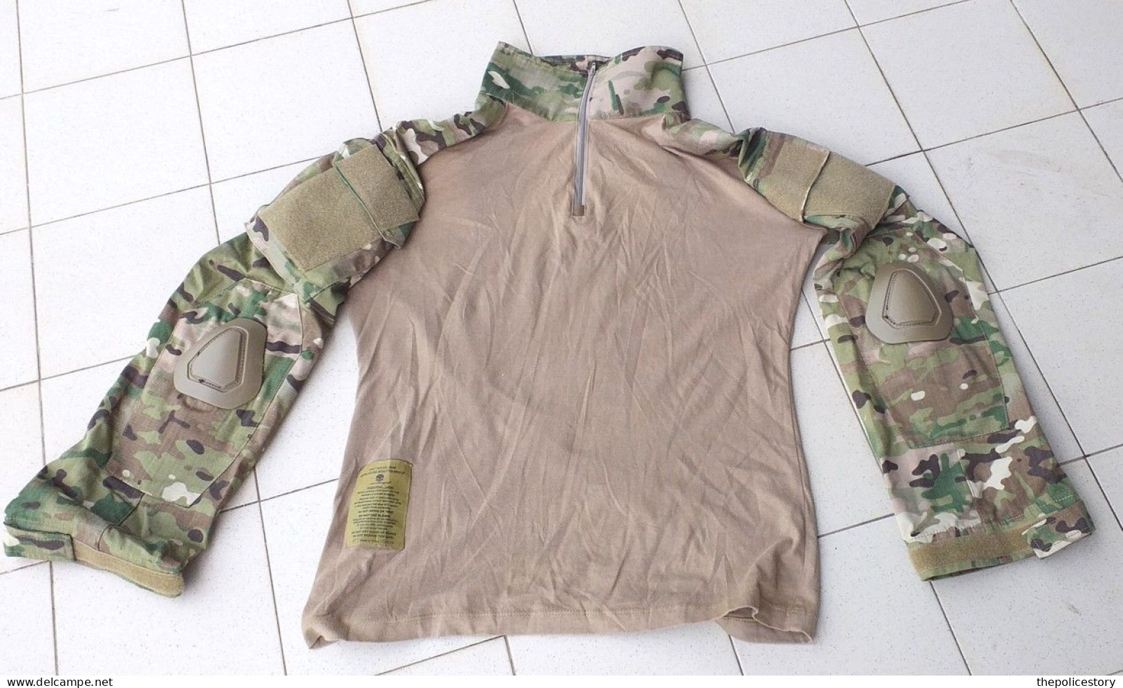 Tactical Combat Shirt + Pantaloni Imbottiti US Army MTP Camo Tg. M Ottimo Stato - Uniformes