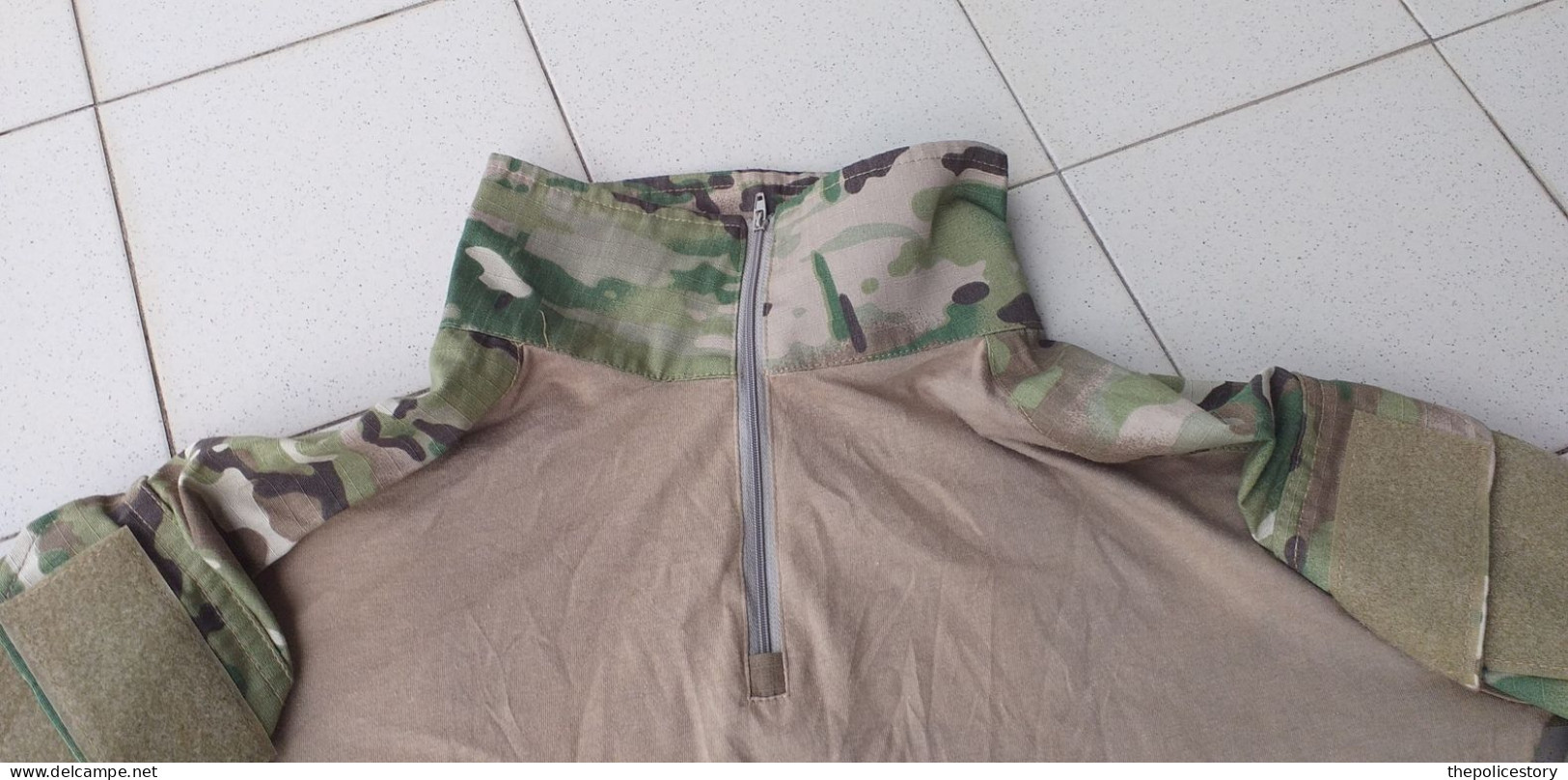 Tactical Combat Shirt + Pantaloni Imbottiti US Army MTP Camo Tg. M Ottimo Stato - Uniformes