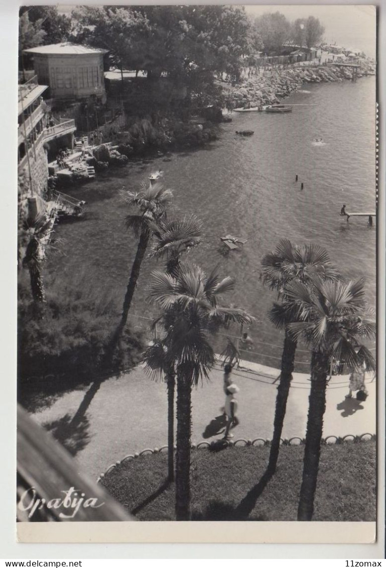 OPATIJA Interesting Franking 1960. DECJA NEDELJA Surcharge - Real Photo Postcard - Brieven En Documenten