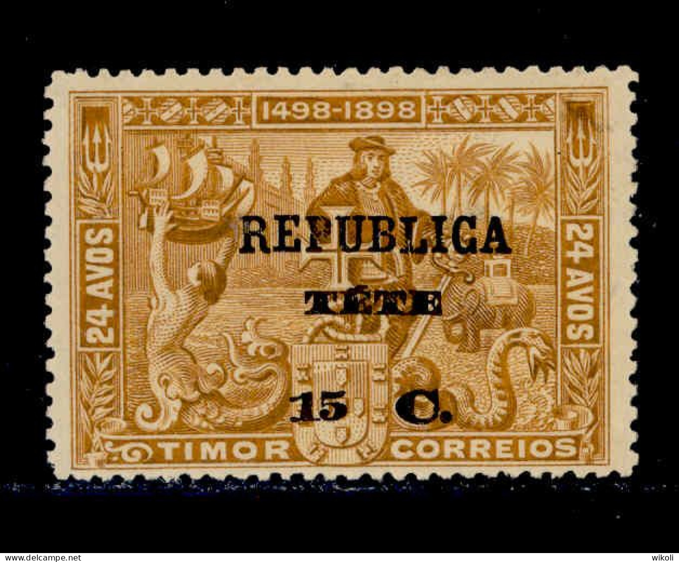 ! ! Tete - 1913 Vasco Gama On Timor 15 C - Af. 24 - MH - Tete