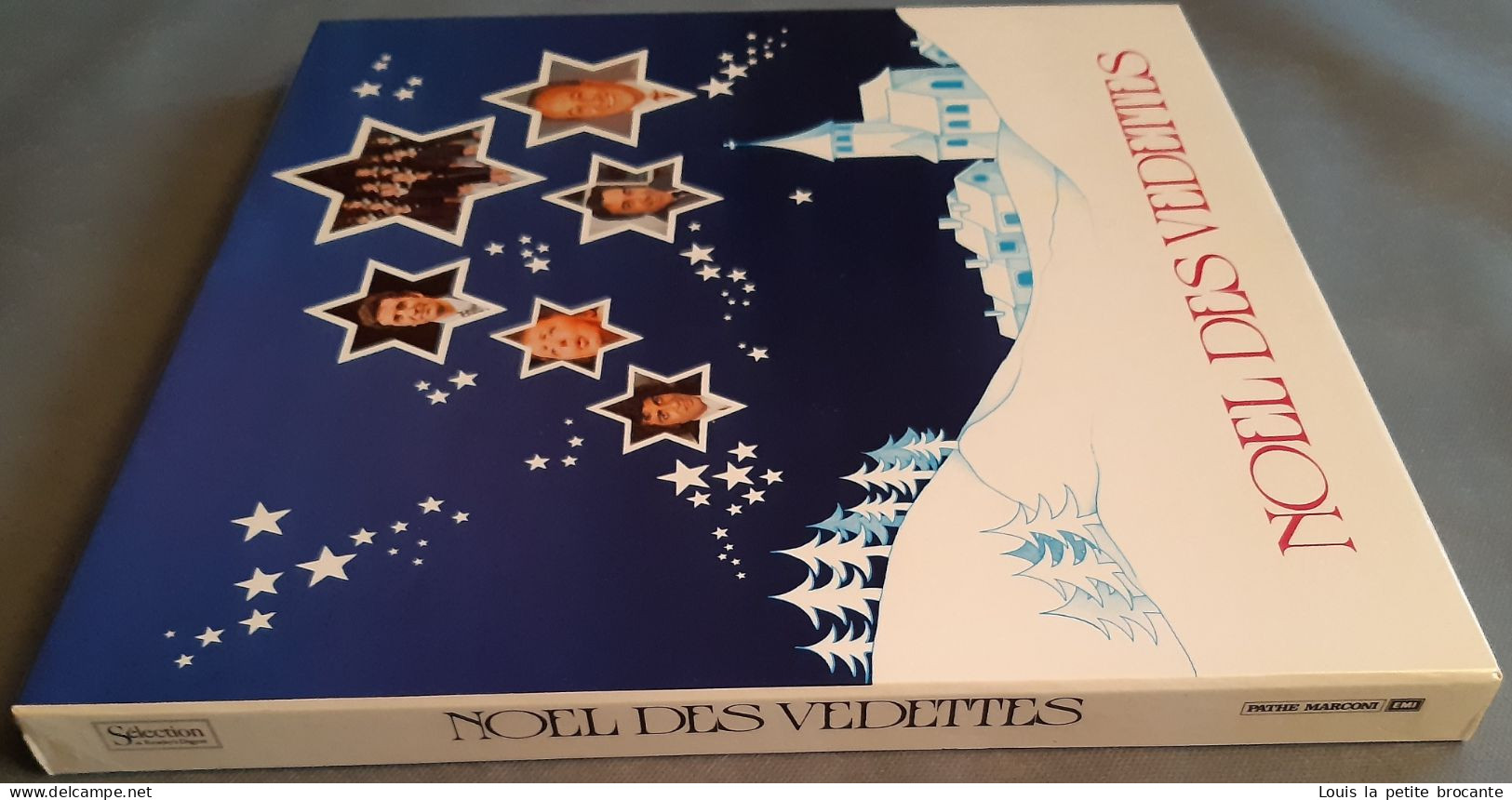 Coffret De 4 Disques Vinyles "Noël Des Vedettes", 33 Tours Stéréo. PATHE MARCONI, EMI, Sélection Du Reader's Digest 1974 - Collections Complètes