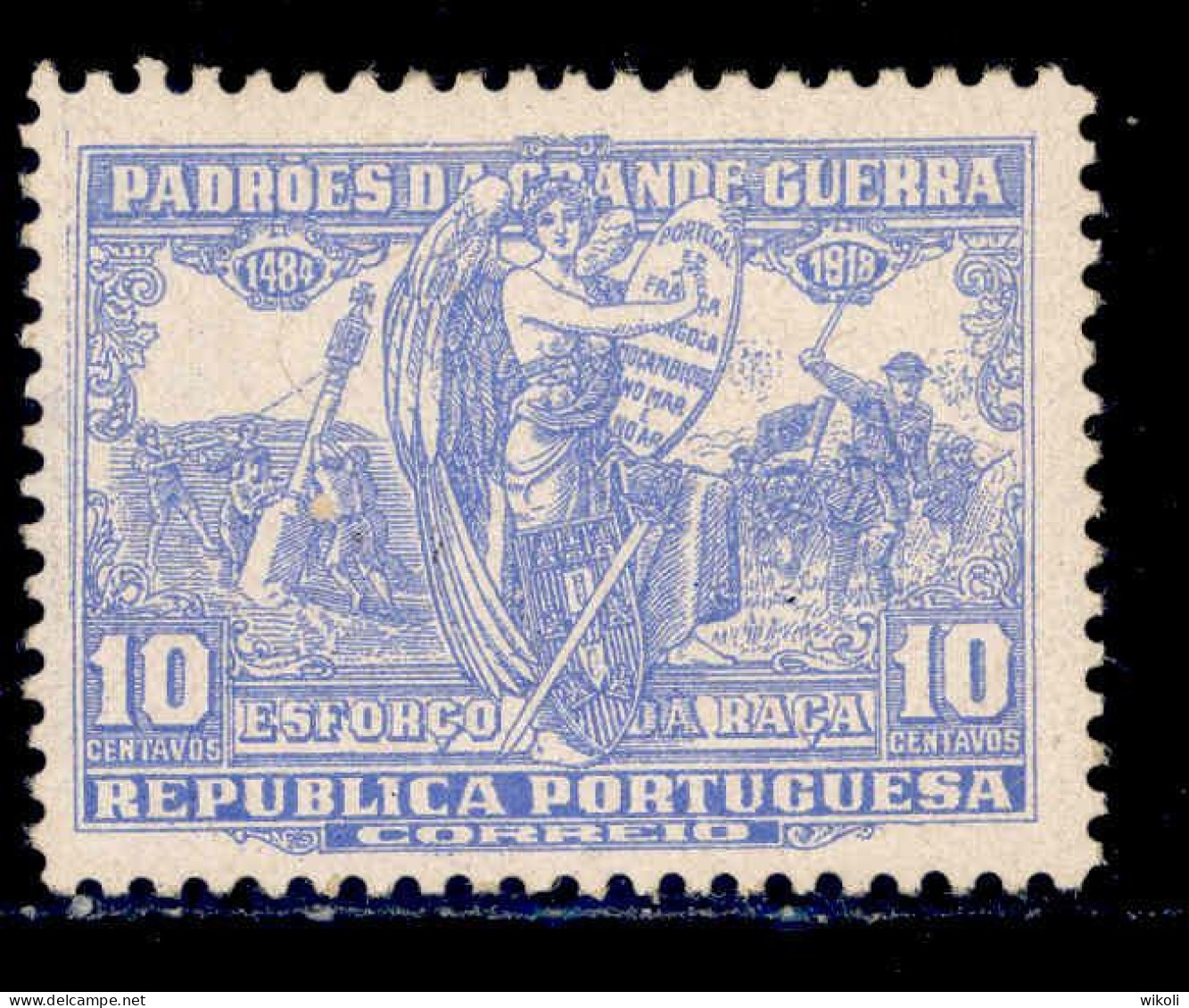 ! ! Portugal - 1925 Padroes Great War 10c - Af. IPT 15 - MH - Nuovi