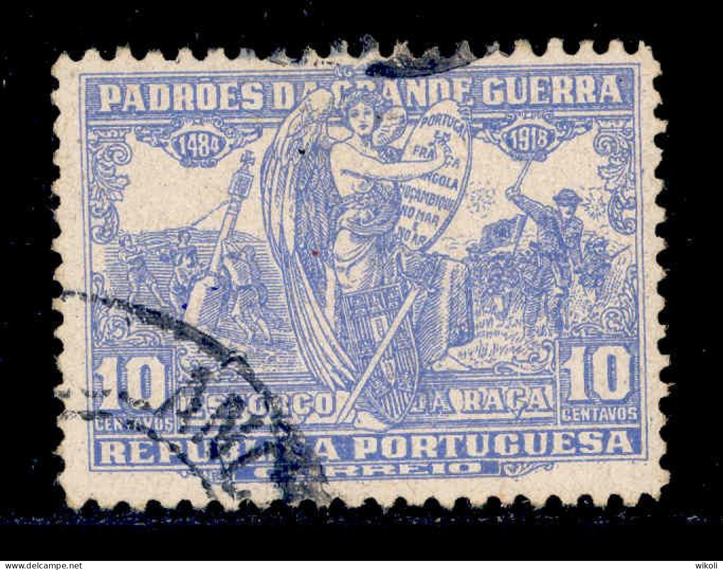 ! ! Portugal - 1925 Padroes Great War 10c - Af. IPT 15 - Used - Used Stamps