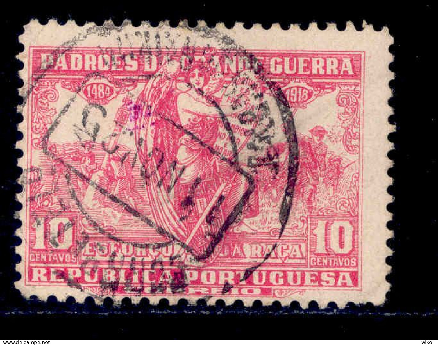 ! ! Portugal - 1925 Padroes Great War 10c - Af. IPT 17 - Used - Oblitérés