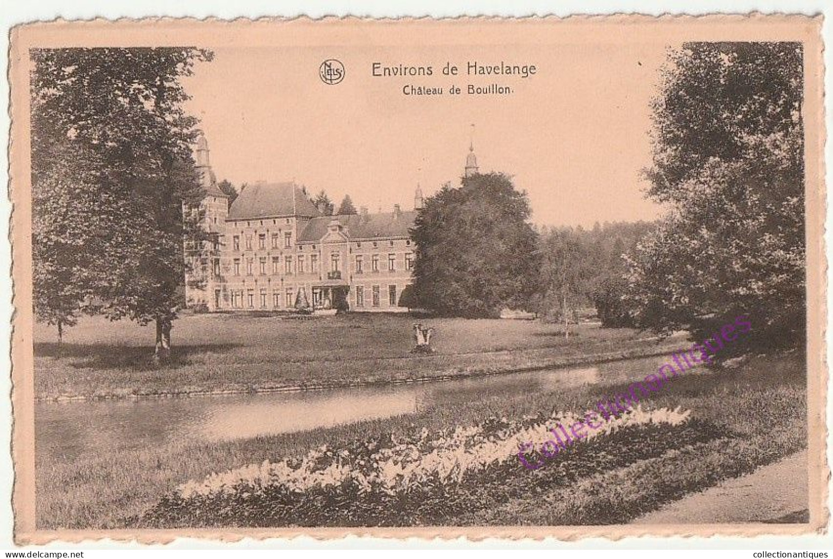 CPA Château De Bouillon  - Non Circulée - Divisée - Edit. Degrève Sophie, Bazar, Havelange - Havelange