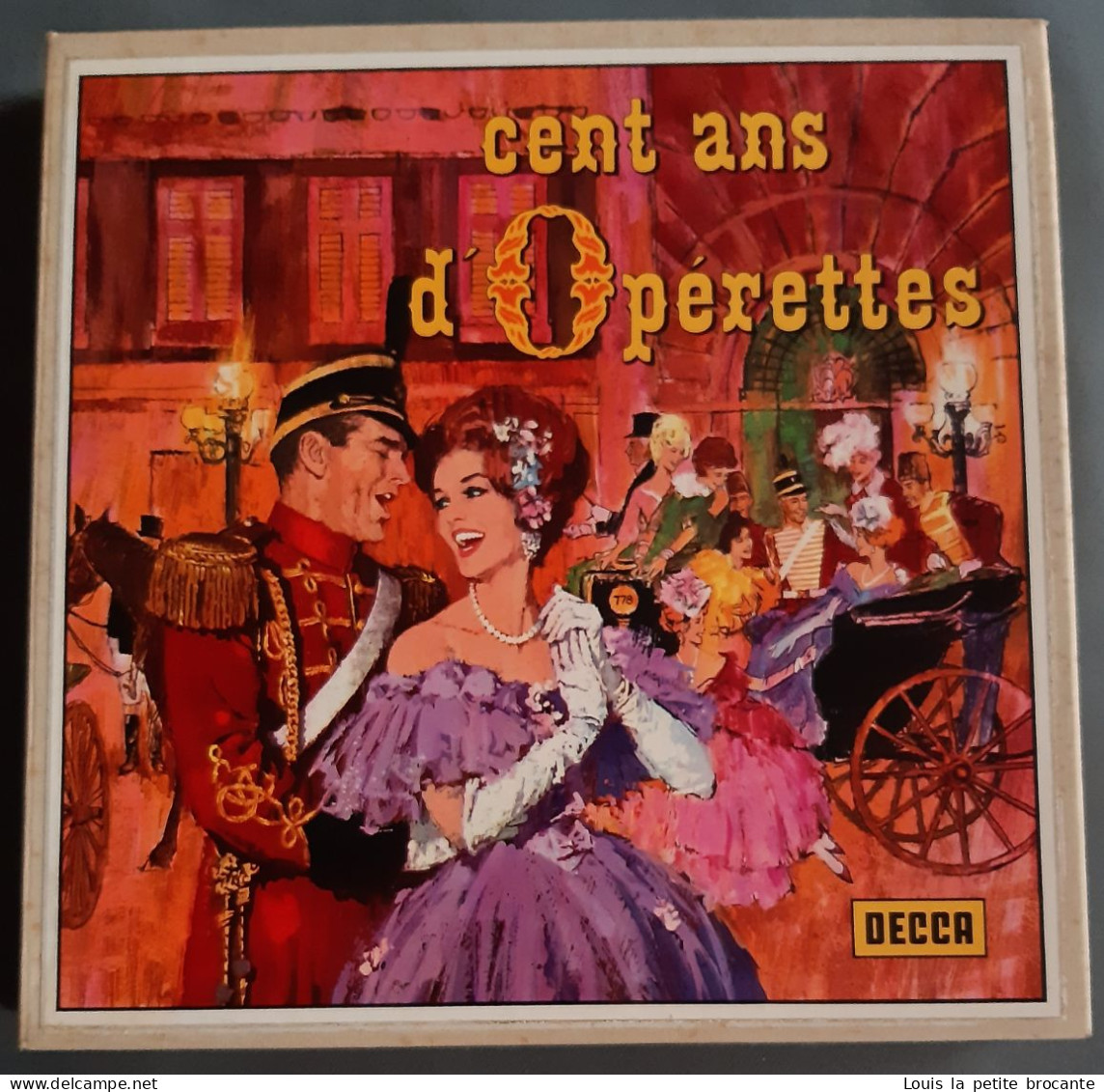 Coffret De 9 Disques Sur 10, "Cents Ans D'Opérettes", DECCA , Sélection Du Reader's Digest, 33tours Stéréo, - Volledige Verzamelingen