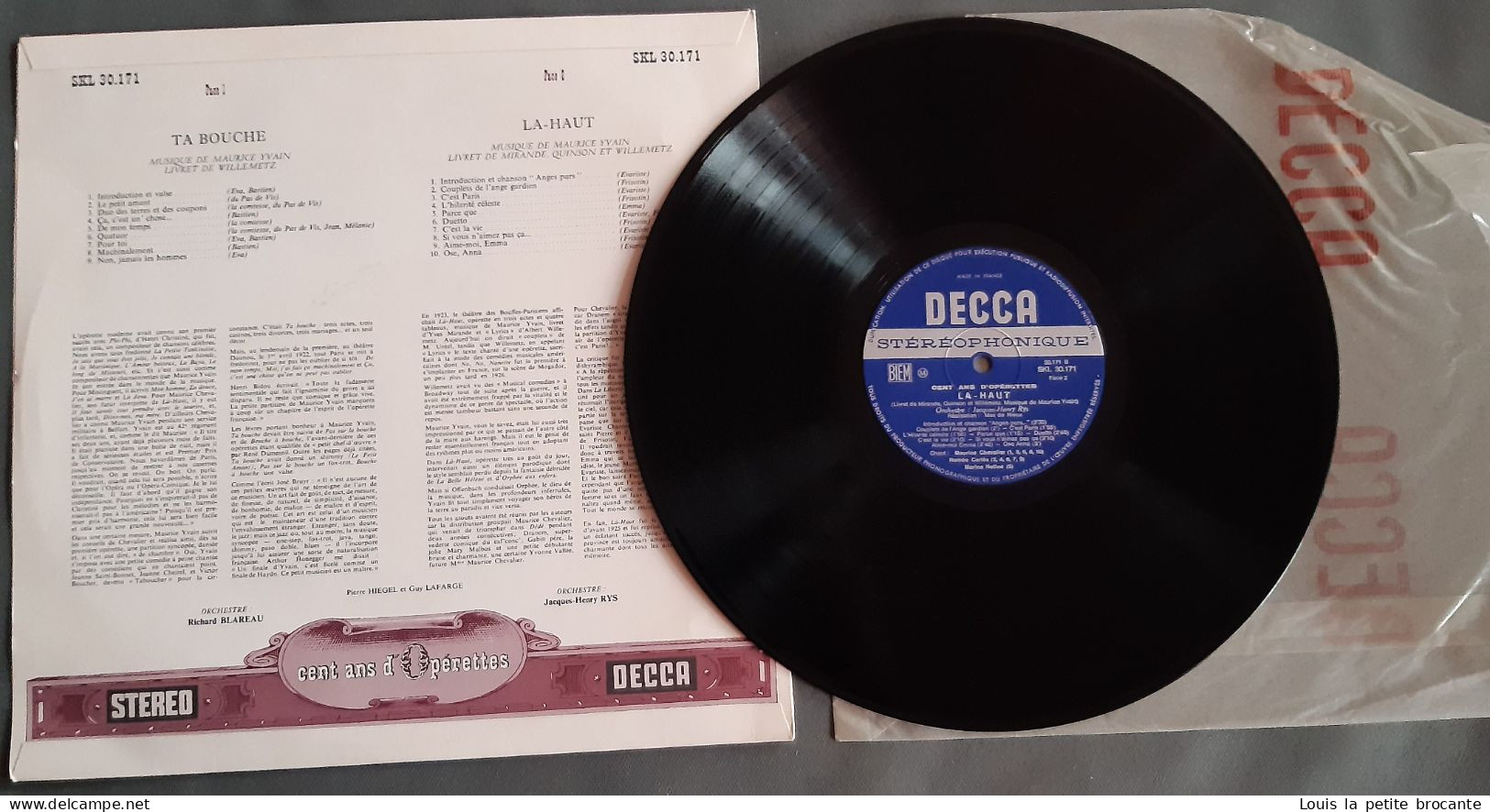 Coffret de 9 disques sur 10, "Cents ans d'Opérettes", DECCA , Sélection du Reader's Digest, 33tours stéréo,