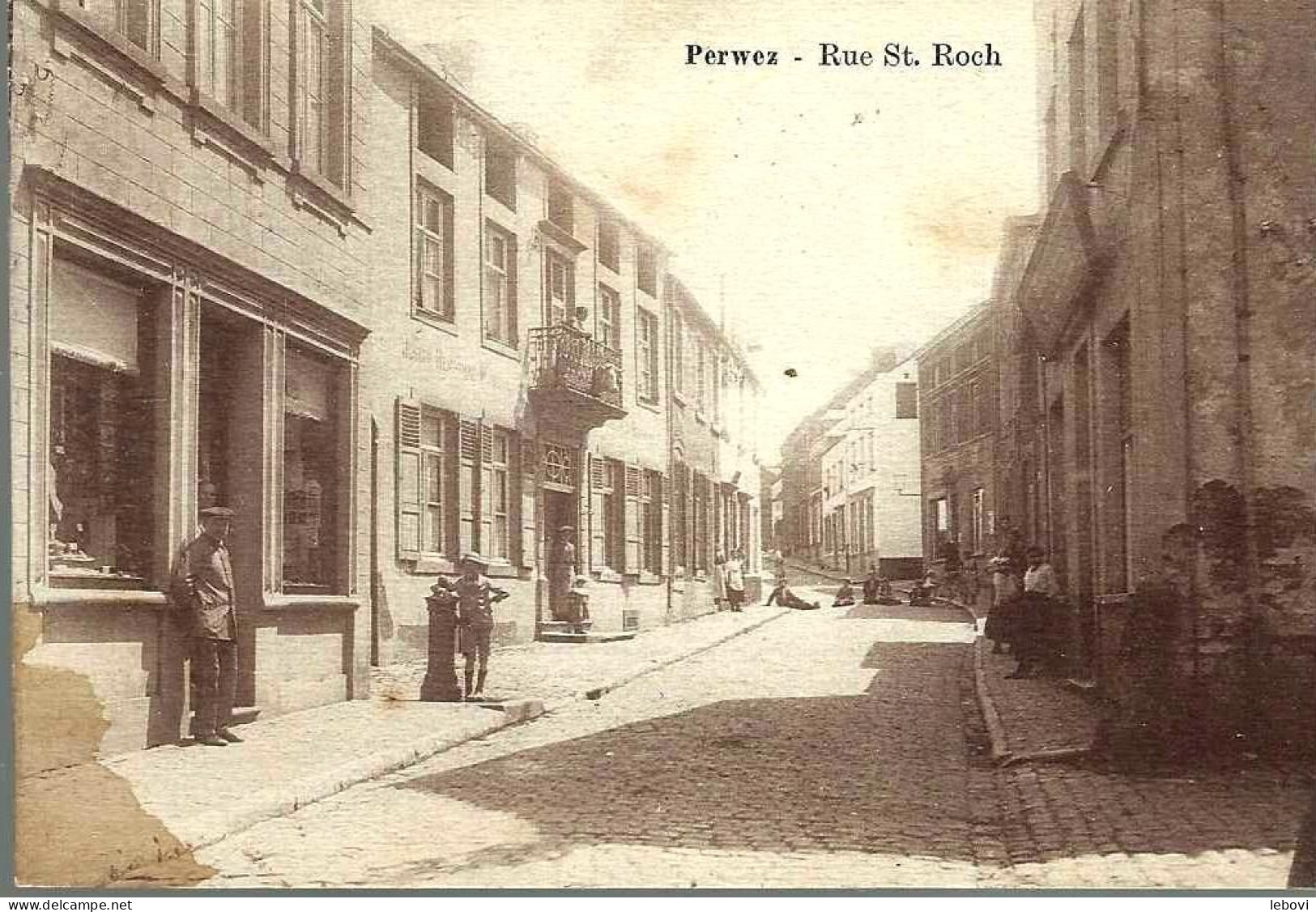 PERWEZ « Rue Saint Roch» (1928) - Perwez