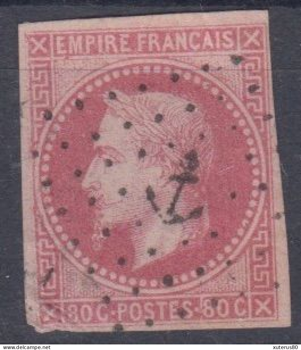 #197 COLONIES GENERALES N° 10 Oblitéré Losange Ancre - Napoleone III