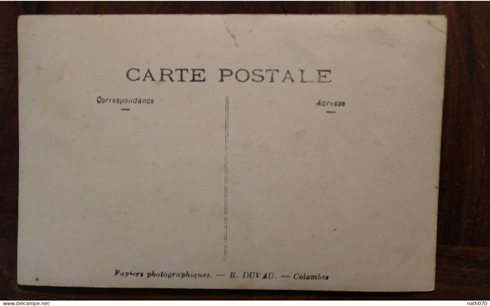 Carte Photo 1910's Ouvriers Tirage Print Vintage - Craft