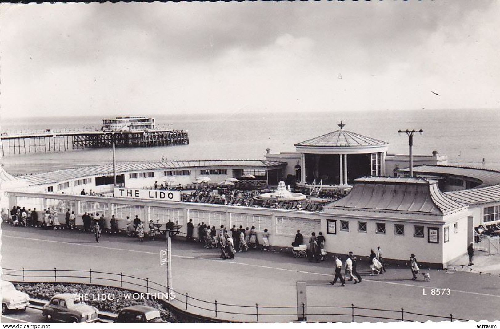 Cpa-ang- Worthing -- The Lido -edi Real Photograph N° L8573 - Worthing