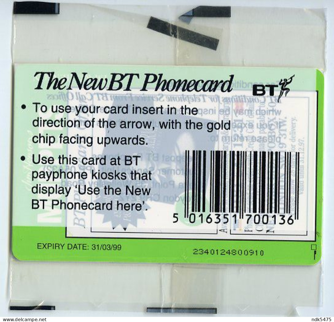 BT PHONECARD : MUPPETS : £2 - BT Promotional