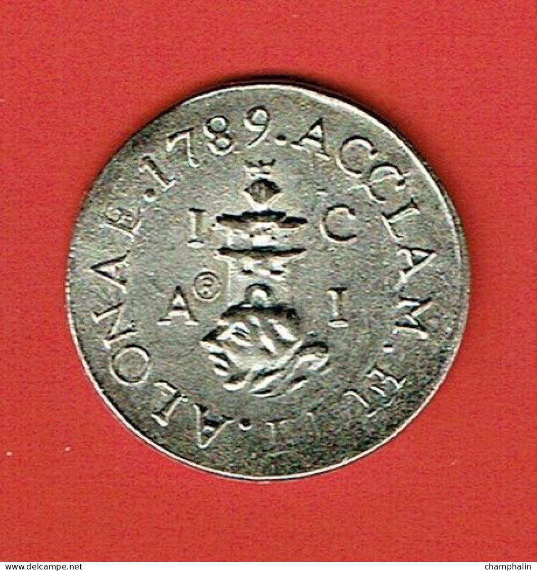 Espagne - Reproduction Monnaie - Medallo De La Proclamacion - Alicante 1789 - Charles IV (1788-1808) - Provinciale Munten