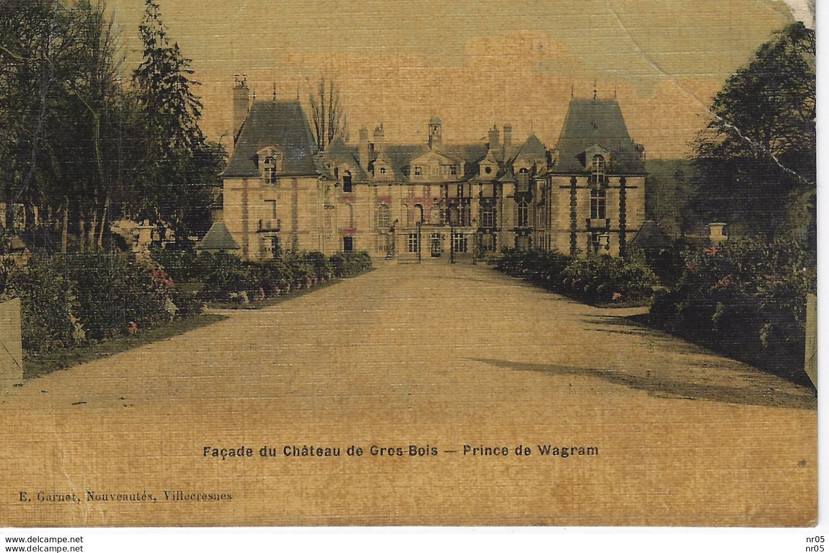 94  - Façade Du Chateau De GROSBOIS - Prince De Wagram ( Toilée ) ( Val De Marne ) - Chateau De Grosbois