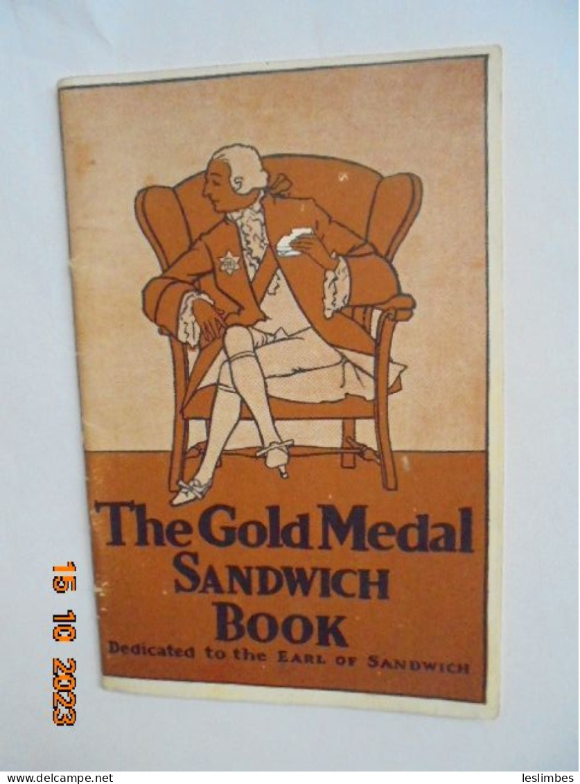 Gold Medal Sandwich Book. Dedicated To The Earl Of Sandwich - American (US)