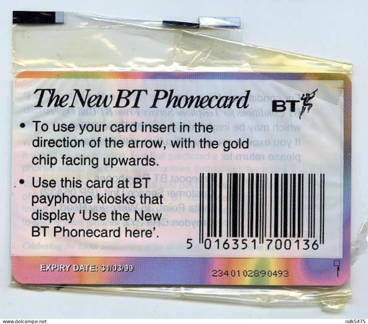 BT PHONECARD : ALEXANDER GRAHAM BELL : £2 - BT Promociónales