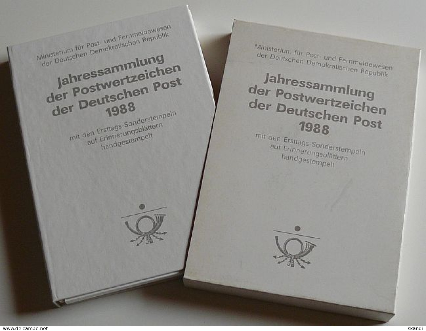 DDR 1988 JAHRESSAMMLUNG Mit Allen Marken Mit Ersttags-Sonderstempel Jahrbuch/year Book - Colecciones Anuales