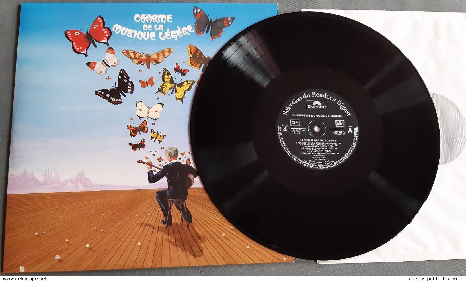 Coffret de 12 disques vinyles "Charme de la Musique Légère", 33 tours stéréo. POLYDOR, Sélection du Reader's Digest 1979