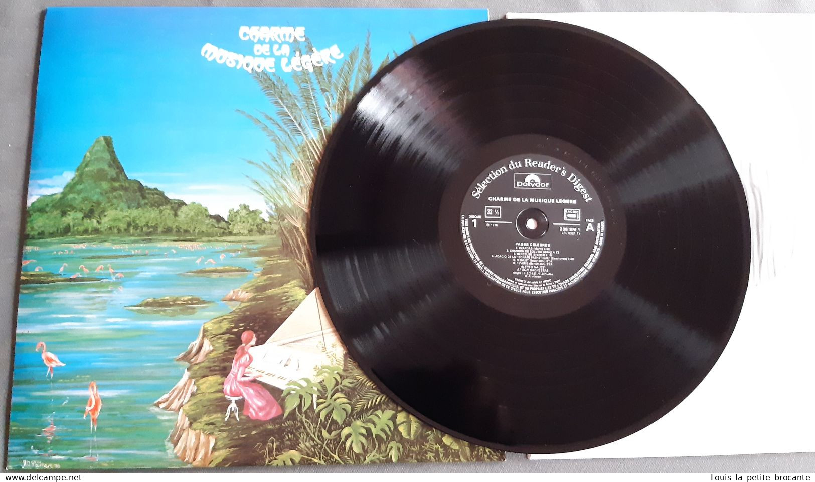 Coffret de 12 disques vinyles "Charme de la Musique Légère", 33 tours stéréo. POLYDOR, Sélection du Reader's Digest 1979