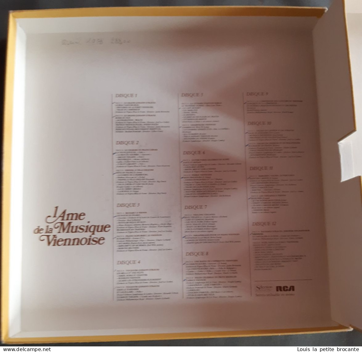 Coffret De 12 Disques Vinyles "L'Ame De La Musique Viennoise", 33 Tours Stéréo. RCA, Sélection Du Reader's Digest 1978. - Volledige Verzamelingen