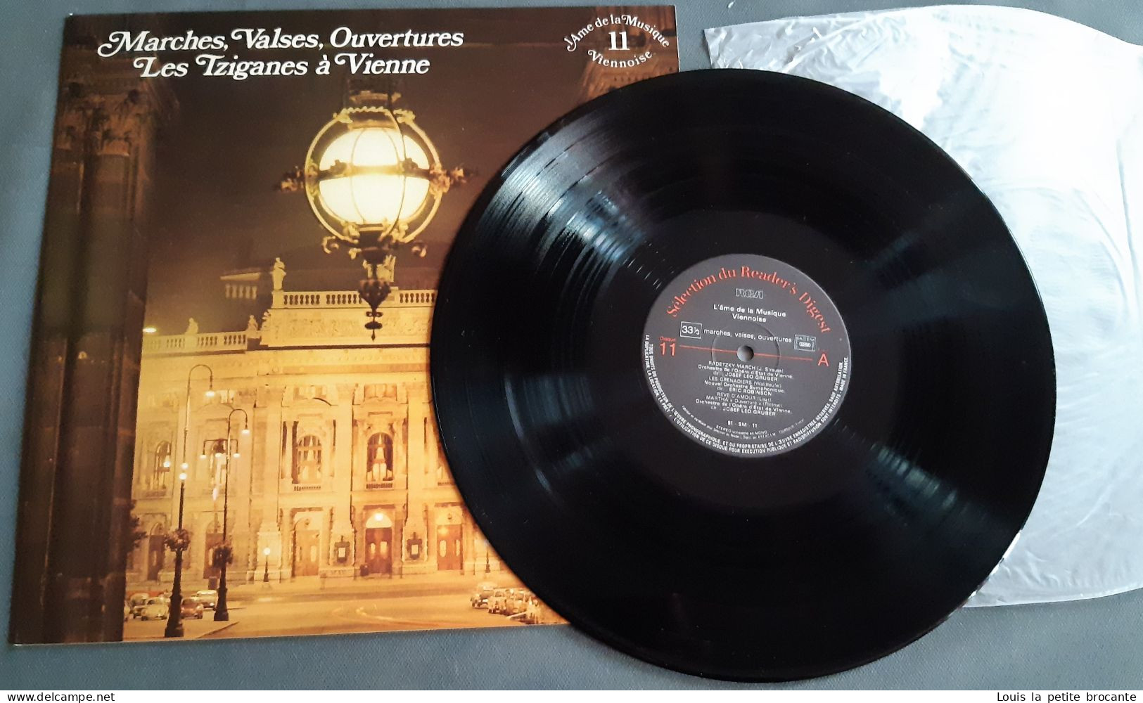 Coffret de 12 disques vinyles "L'Ame de la Musique Viennoise", 33 tours stéréo. RCA, Sélection du Reader's Digest 1978.