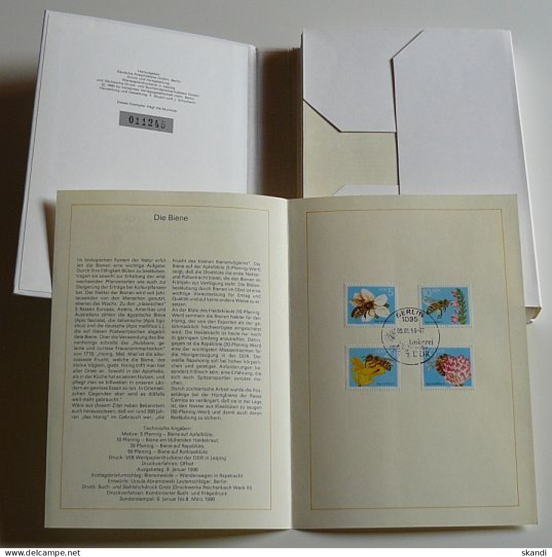 DDR 1990 JAHRESSAMMLUNG Mit Allen Marken Mit Ersttags-Sonderstempel Jahrbuch/year Book - Colecciones Anuales