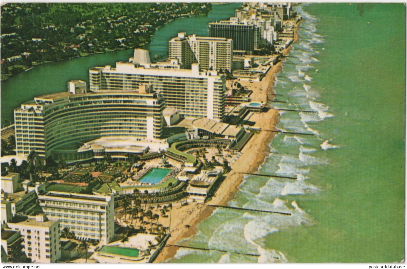 Fabulous Miami Beach Looking North - & Hotel, Air View - Miami Beach