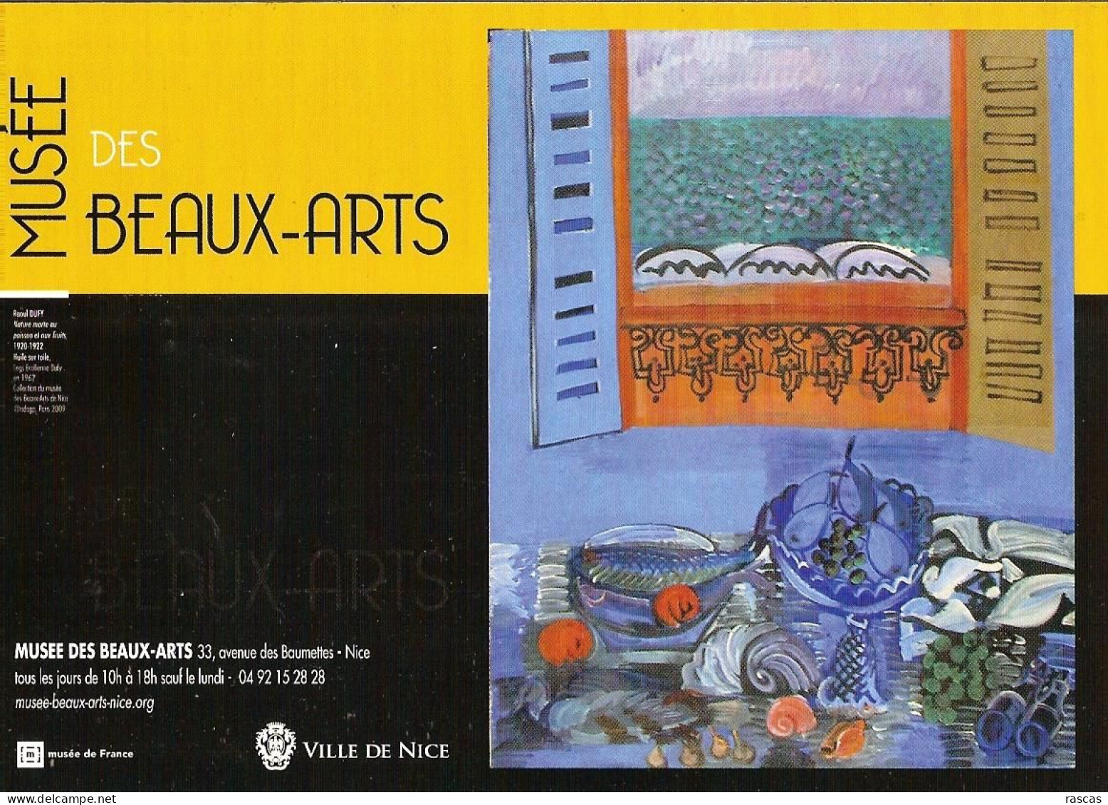 CPM - MUSEE DES BEAUX ARTS - 33 AVENUE DES BAUMETTES - NICE - Musei